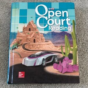 McGraw Hill Open Court Reading Book - Blue and Pink